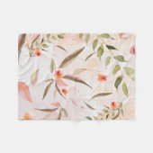 Waterverf van koraal Heren, glazen fluitjes Fleece Deken (Voorkant (Horizontaal))