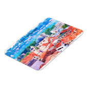 Waterverf van Kotor Montenegro Magneet (Linkerzijde)