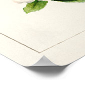 Waterverf van krabbenappelventiel (malus) poster (Hoek)