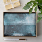 Waterverf van kunstvos in het wild tissuepapier (Geschenk)