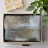 Waterverf van kunstvos in het wild tissuepapier (Geschenk)