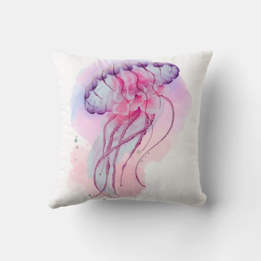 Waterverf van kwallen kussen (Achterkant)