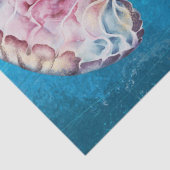 Waterverf van kwallen tissuepapier (Detail)