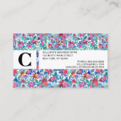 Waterverf van landaardbeien klantenkaartje (Achterkant)