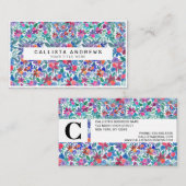 Waterverf van landaardbeien visitekaartje (Voorkant / Achterkant)