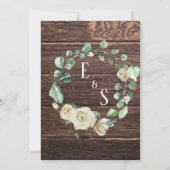 Waterverf van landelijke roestvrij hout kaart (Achterkant)