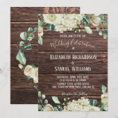 Waterverf van landelijke roestvrij hout kaart (Voorkant / Achterkant)