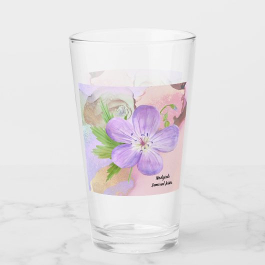 Waterverf van lavendel glas (Voorkant)