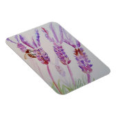 Waterverf van lavender en bijen magneet (Rechterzijde)