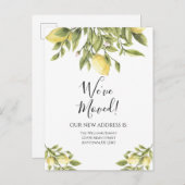 Waterverf van Lemons Greenery Briefkaart (Voorkant / Achterkant)