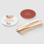 Waterverf van lente-bruiloft handwaaier (Niet-gemonteerd)