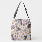 Waterverf van lente-Daisy Wildflower Crossbody Tas (Achterkant)