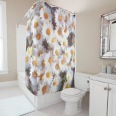 Waterverf van lente-Daisy Wildflower Douchegordijn (In situ)