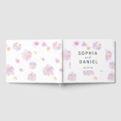 Waterverf van lente- en bloemen gastenboek (Volledig)