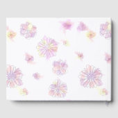 Waterverf van lente- en bloemen gastenboek (Achterkant)