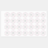 Waterverf van lente- en bloemen labels (Vel)