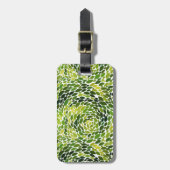 Waterverf van lente Forest Dansend Green Bagagelabel (Voorkant verticaal)