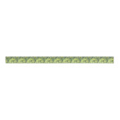 Waterverf van lente Forest Dansend Green Grosgrain Lint (Voorkant)