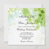 Waterverf van lente-uittredingen kaart (Voorkant)