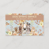 Waterverf van lentevloeren visitekaartje (Voorkant)