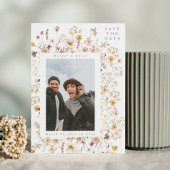 Waterverf van Lijst van de lente Save The Date