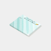 Waterverf van maatschappelijk werkers op school post-it® notes (Schuin)