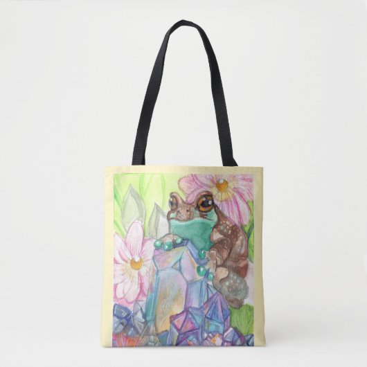 Waterverf van magische melk tote bag (Voorkant)