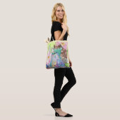 Waterverf van magische melk tote bag (Op model)
