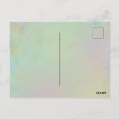 Waterverf van magische melkkikkers briefkaart (Achterkant)