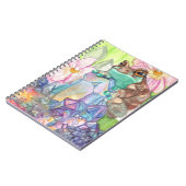 Waterverf van magische melkkikkers notitieboek (Linkerzijde)