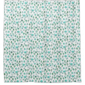 Waterverf van magische paddenstoelen douchegordijn (Voorkant)