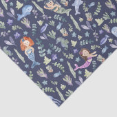 Waterverf van magische zeemeermin tissuepapier (Detail)