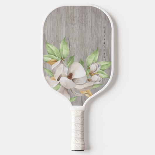 Waterverf van Magnolia Pickleball Paddle (Voorkant)