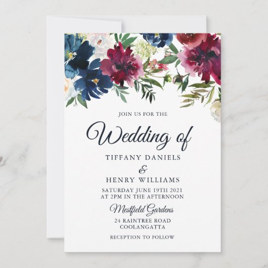 Waterverf van marineslag en rode wijn van Bourgogn Kaart (Voorkant)