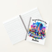 Waterverf van Massachusetts bezienswaardigheden Notitieboek (Binnen)