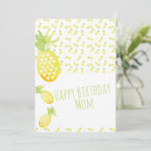 Waterverf van mengeling van zomeranananas (Staand voorkant)