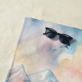 Waterverf Van Met Custom License Bord Gift Strandlaken (In situ)