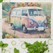 Waterverf Van Met Custom License Bord Gift Theedoek (Gevouwen)