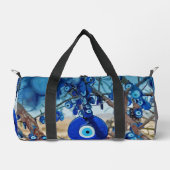 Waterverf van met nazars gedecorbeerde bomen plunjezak (Voorkant)