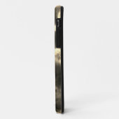 Waterverf van monogram en mousserend Floral Gold Case-Mate iPhone Case (Achterkant/links)