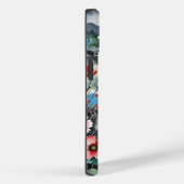 Waterverf van Mountain River en Wildflowers Case-Mate iPhone Case (Achterkant / Rechts)