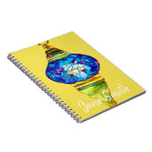 Waterverf van mozaïekkunst met Turkse lampen Notitieboek (Rechterzijde)