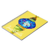 Waterverf van mozaïekkunst met Turkse lampen Notitieboek (Linkerzijde)