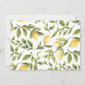 Waterverf van naalden en bladeren kaart (Achterkant)