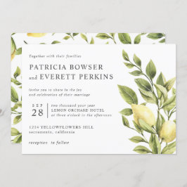 Waterverf van naalden en bladeren kaart