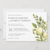 Waterverf van naalden en bladeren kaart (Voorkant)