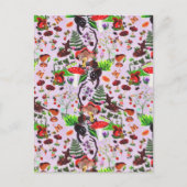  Waterverf van natuurlijke Herfst Aankondigingskaart (Voorkant)