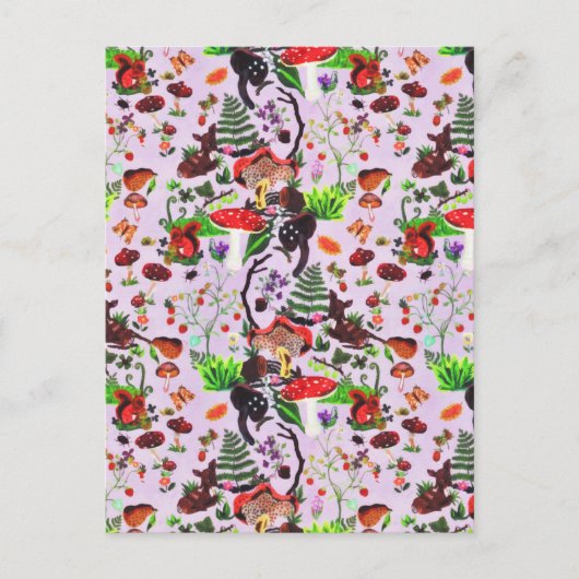  Waterverf van natuurlijke Herfst Aankondigingskaart (Voorkant)