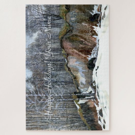 Waterverf van neusschaafschilderingen legpuzzel (Verticaal)