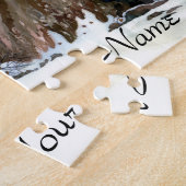 Waterverf van neusschaafschilderingen legpuzzel (Zijkant)